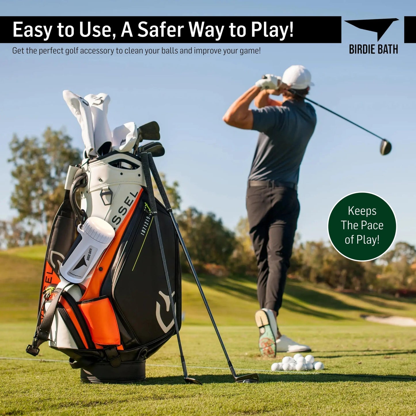 Birdie Bath Golf Ball Washer Golf Technologies LLC