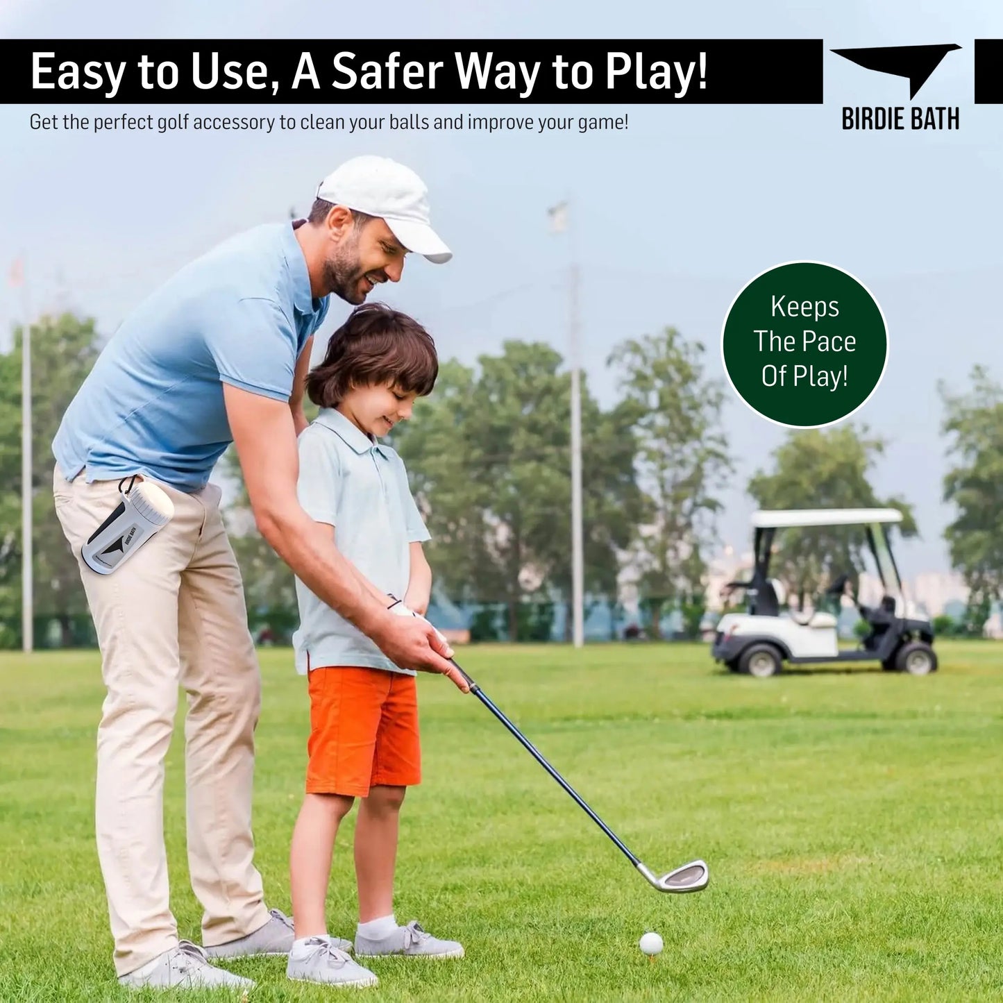 Birdie Bath Golf Ball Washer Golf Technologies LLC